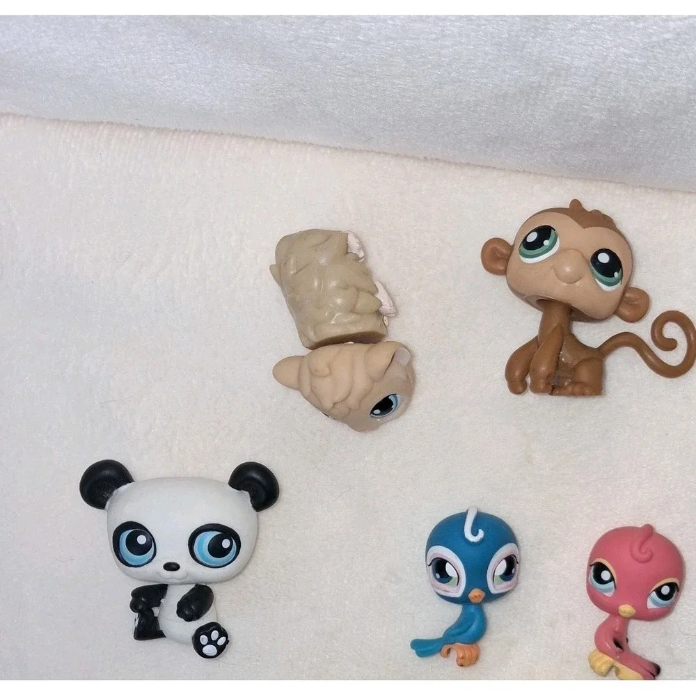 Littlest Pet Shop LPS Figures Lot Mixed Animals Mostly Magnets Played Condition